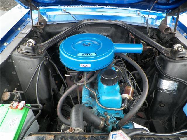 1968 Blue Ford Mustang 2dr