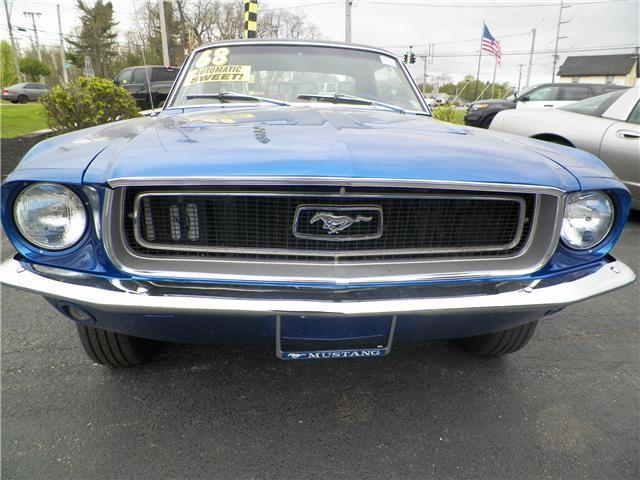 1968 Blue Ford Mustang 2dr