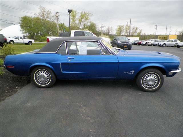 1968 Blue Ford Mustang 2dr