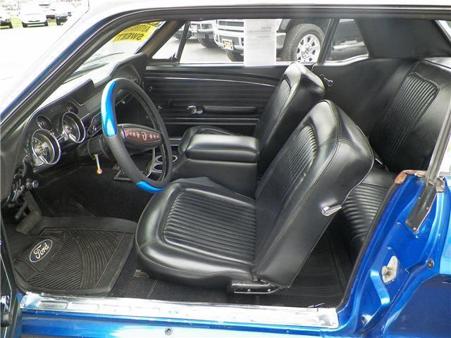 1968 Blue Ford Mustang 2dr