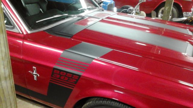 1968 Red Ford Mustang Convertible