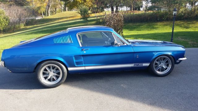 1968 Blue Ford Mustang Fastback