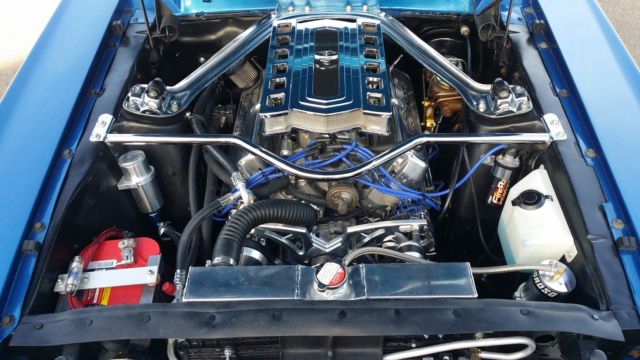 1968 Blue Ford Mustang Fastback