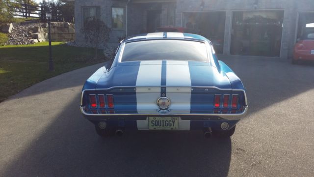 1968 Blue Ford Mustang Fastback