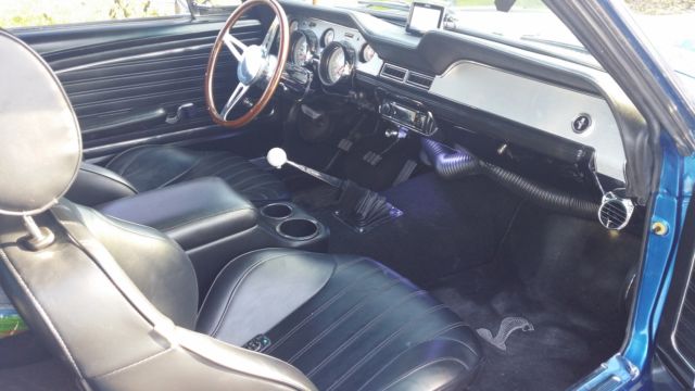 1968 Blue Ford Mustang Fastback