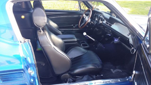 1968 Blue Ford Mustang Fastback