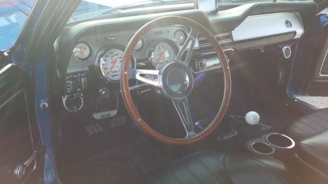 1968 Blue Ford Mustang Fastback