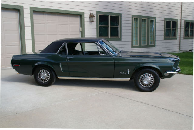1968 Green Ford Mustang Coupe
