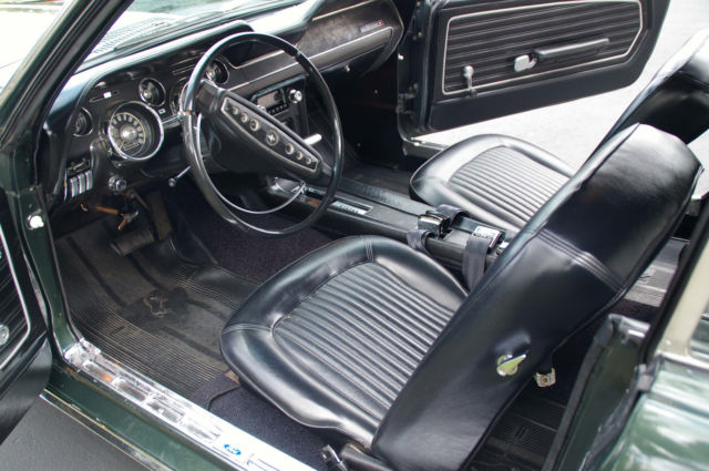 1968 Green Ford Mustang Coupe