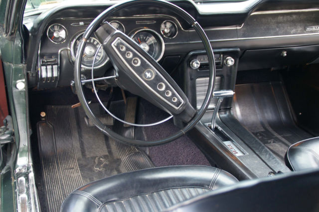 1968 Green Ford Mustang Coupe