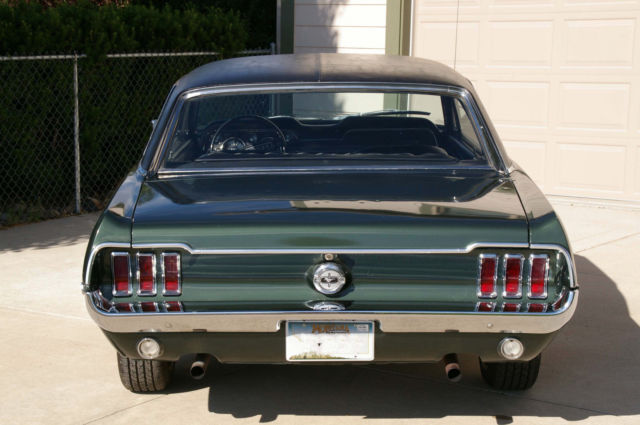 1968 Green Ford Mustang Coupe
