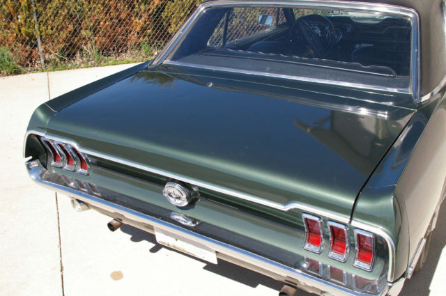 1968 Green Ford Mustang Coupe