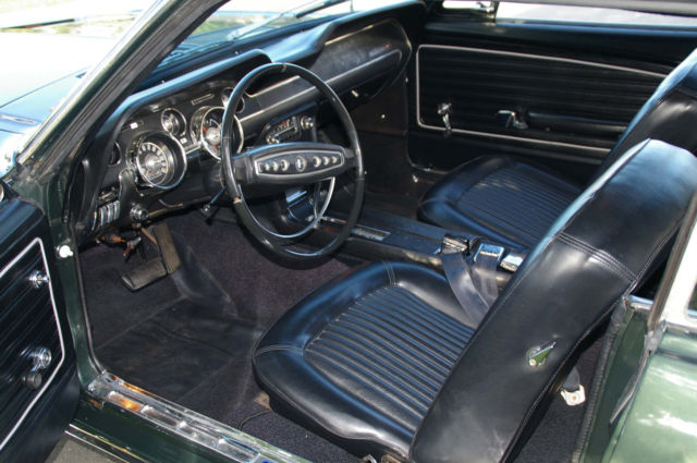 1968 Green Ford Mustang Coupe