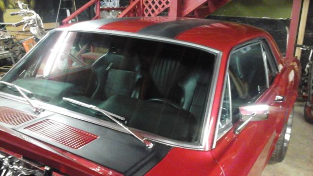 1968 Red Ford Mustang Convertible