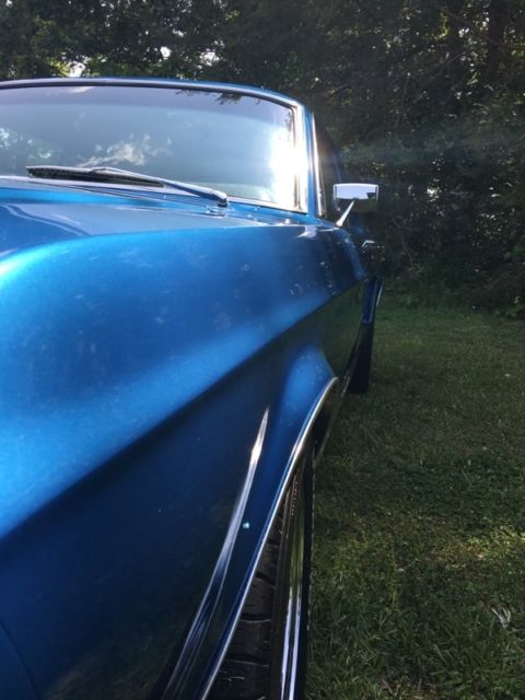 1968 Blue Ford Mustang