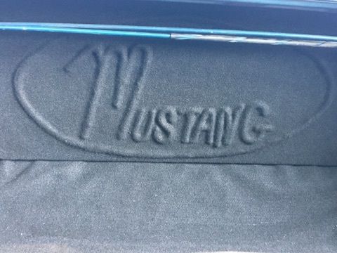 1968 Blue Ford Mustang