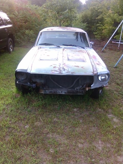 1968 Gray Ford Mustang Coupe