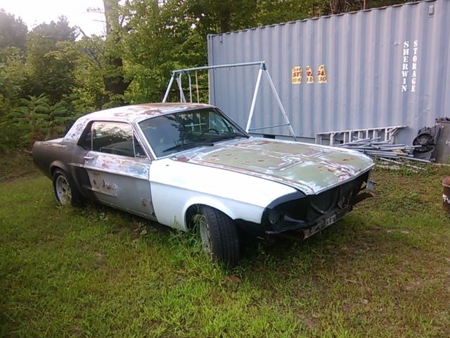 1968 Gray Ford Mustang Coupe