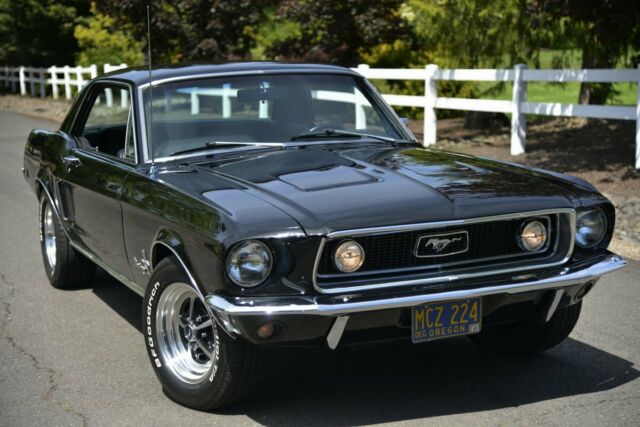 1968 Black Ford Mustang Coupe