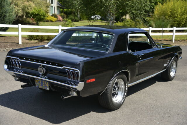 1968 Black Ford Mustang Coupe
