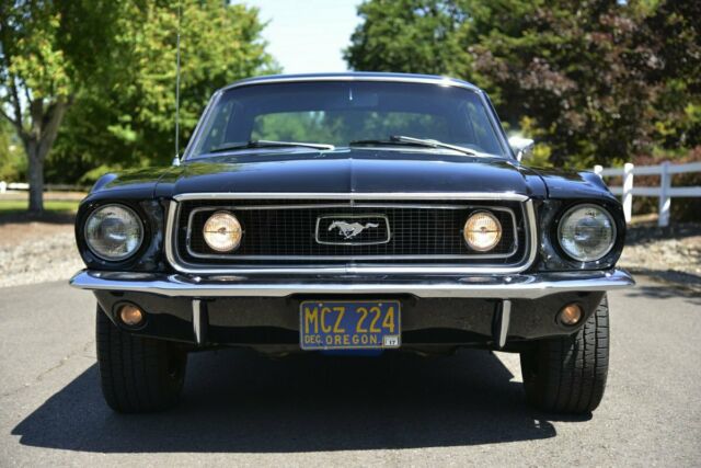 1968 Black Ford Mustang Coupe