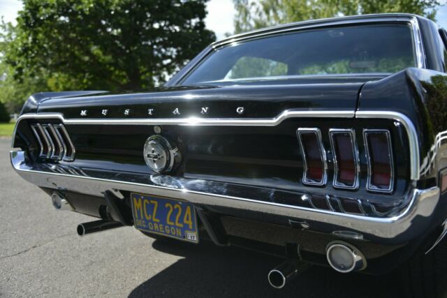 1968 Black Ford Mustang Coupe