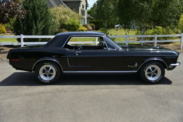 1968 Black Ford Mustang Coupe