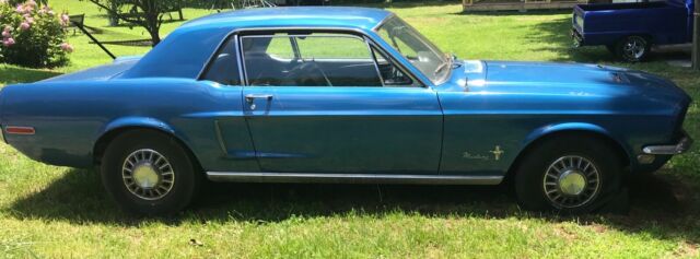 1968 Blue Ford Mustang Coupe