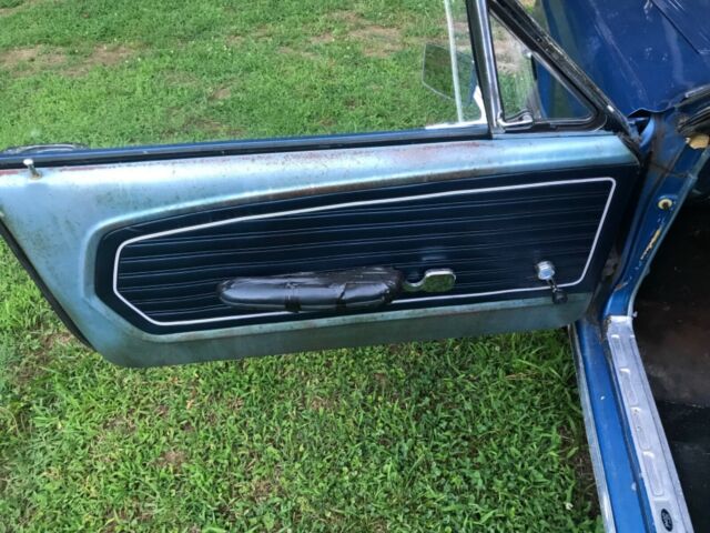 1968 Blue Ford Mustang Coupe