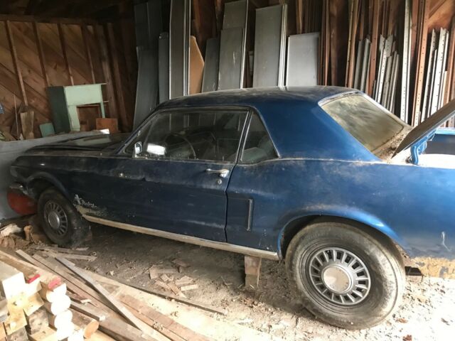 1968 Blue Ford Mustang Coupe