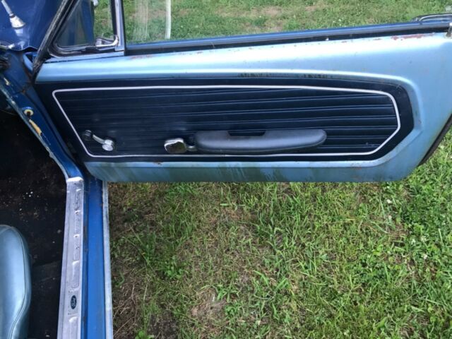 1968 Blue Ford Mustang Coupe