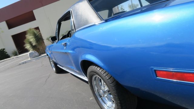 1968 Blue Ford Mustang --