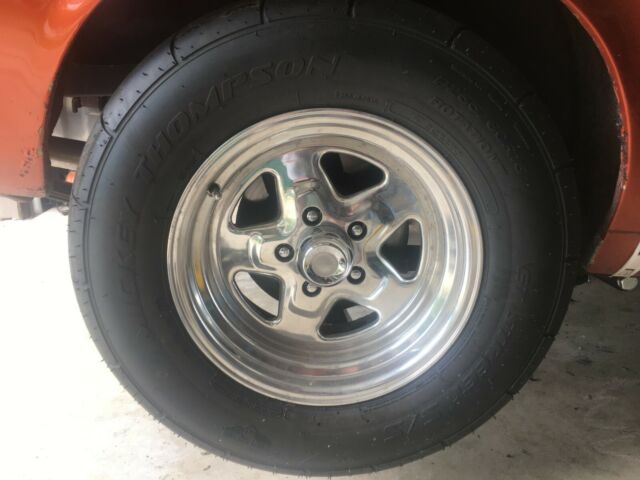 1968 Orange Ford Mustang