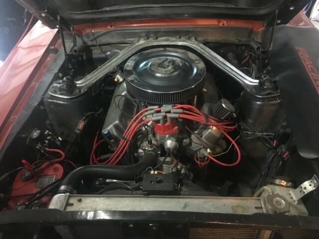 1968 Orange Ford Mustang