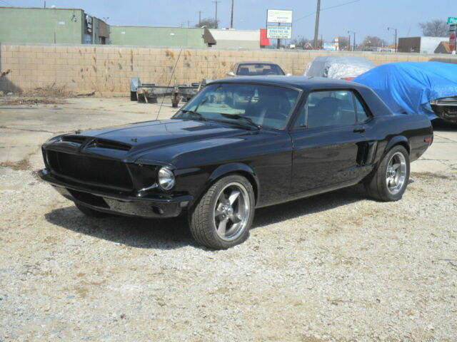 1968 Black Ford Mustang Coupe