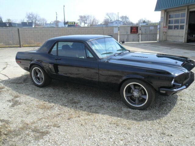 1968 Black Ford Mustang Coupe