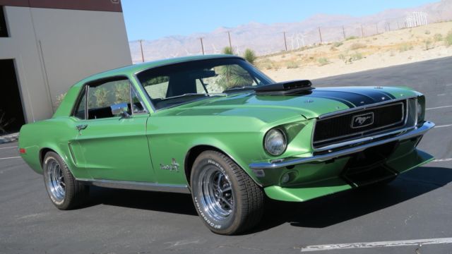 1968 Green Ford Mustang --