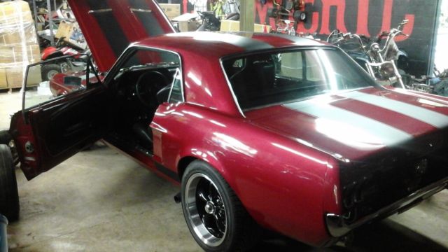 1968 Red Ford Mustang Convertible