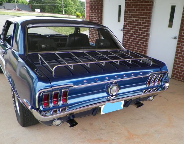 1968 Blue Ford Mustang Coupe