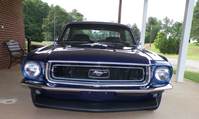 1968 Blue Ford Mustang Coupe