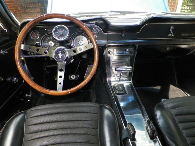 1968 Blue Ford Mustang Coupe