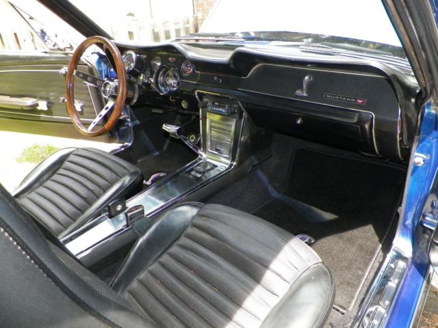 1968 Blue Ford Mustang Coupe