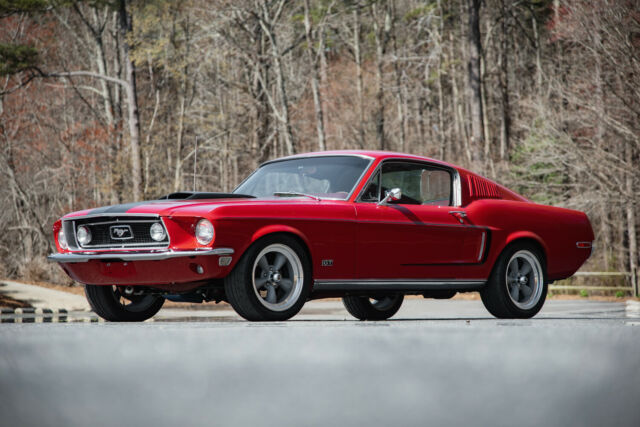 1968 Red Ford Mustang Coupe