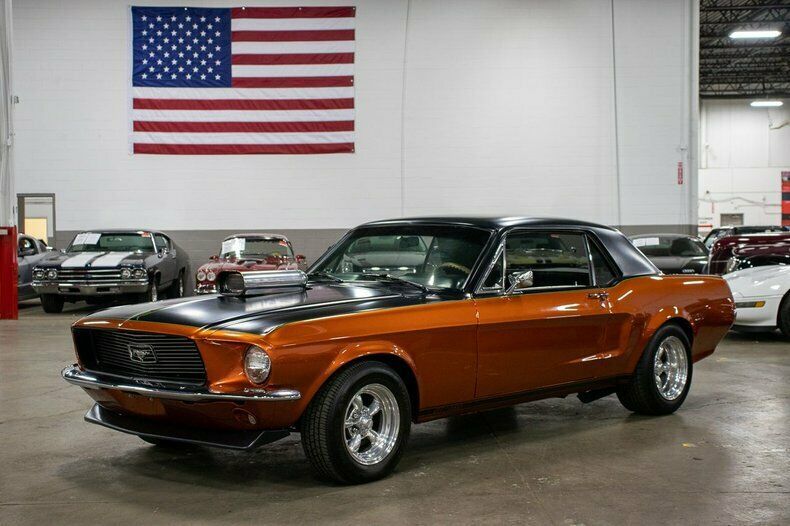 1968 Orange Ford Mustang --