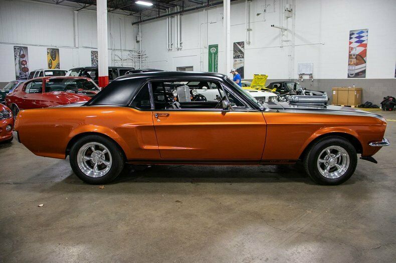 1968 Orange Ford Mustang --