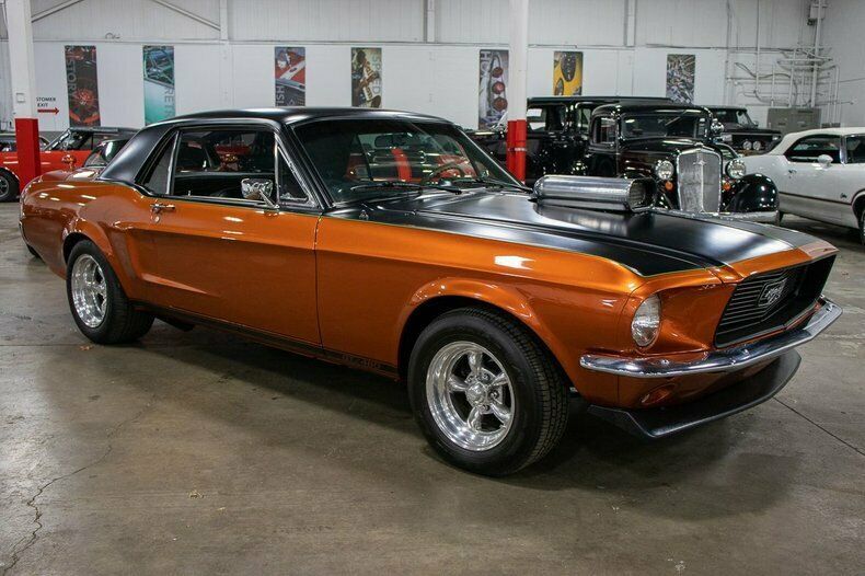 1968 Orange Ford Mustang --