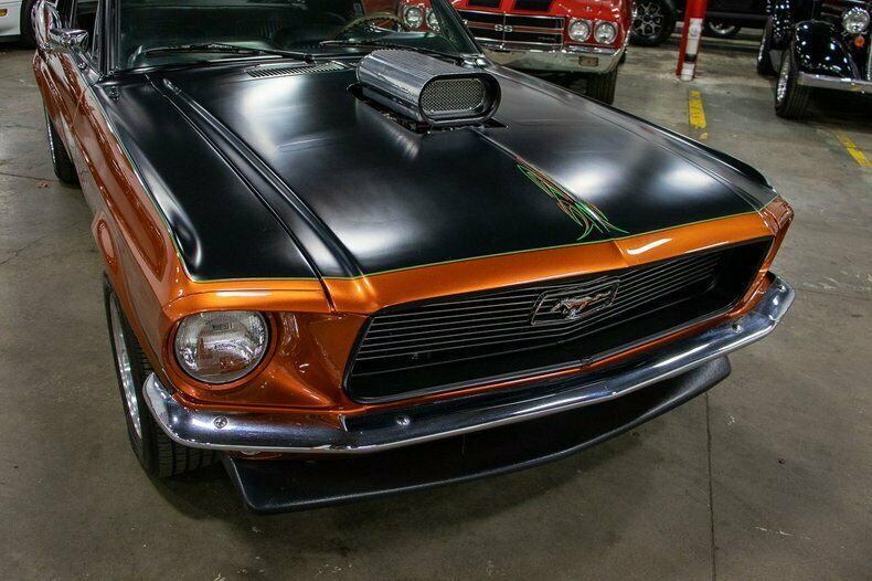 1968 Orange Ford Mustang --