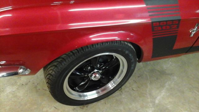 1968 Red Ford Mustang Convertible