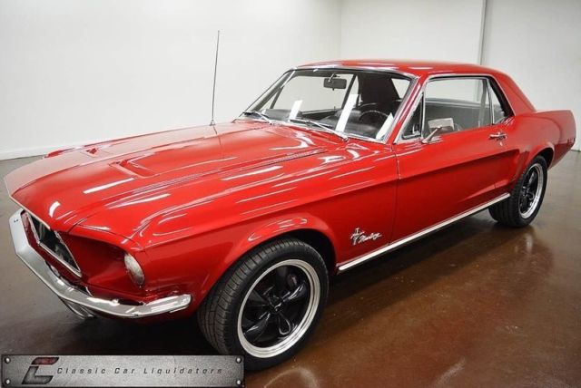 1968 Red Ford Mustang --