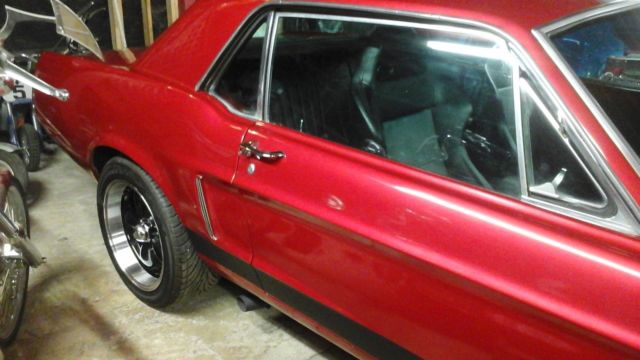 1968 Red Ford Mustang Convertible